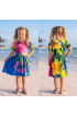 Hand Painted Rayon Kids Dress Hand Painted Rayon Kids Dress